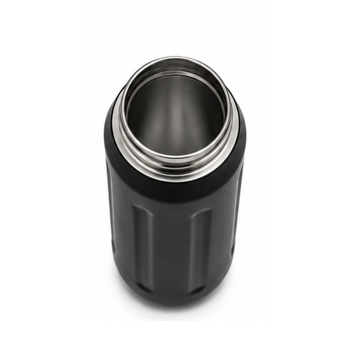 Black Red Sports Bottle with Ring Handle - Image 6