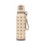Beige Perforated Grip Sports Bottle