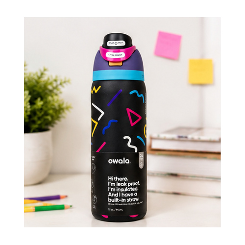 Black Neon Graphic Bottle - Image 2