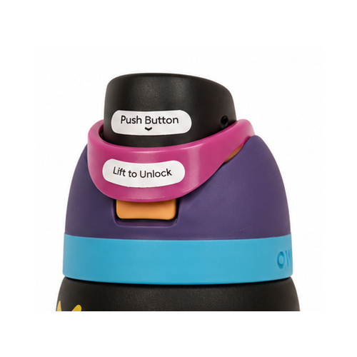 Black Neon Graphic Bottle - Image 8