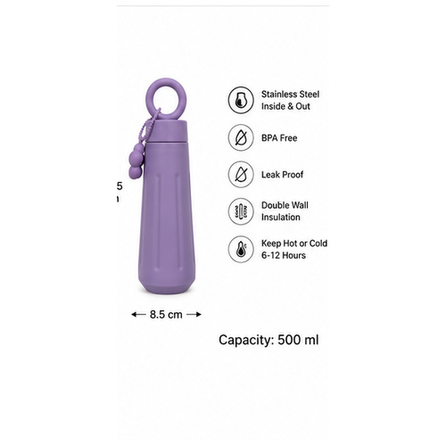 Purple Carry-Loop Travel Bottle - Image 7