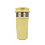 Lime Ribbed Coffee Tumbler