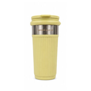 Lime Ribbed Coffee Tumbler