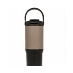 Beige Black Two-Tone Handle Tumbler 2