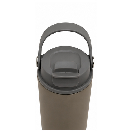 Taupe Grey Handle Insulated Tumbler - Image 5