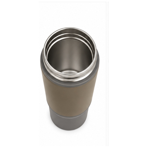 Taupe Grey Handle Insulated Tumbler - Image 7
