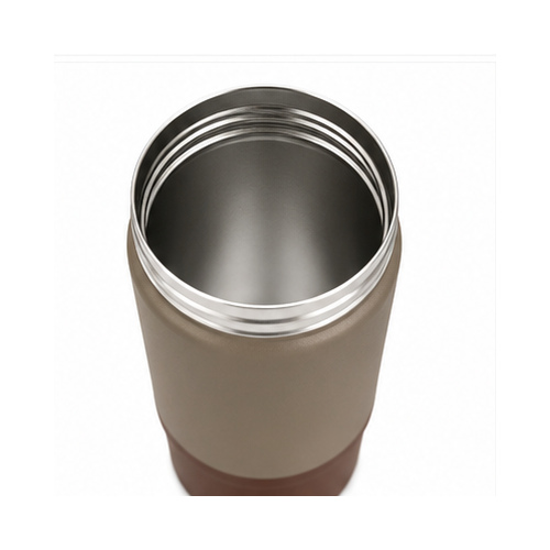 Taupe Brown Handle Insulated Tumbler - Image 6
