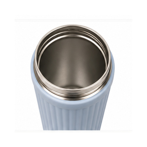 Blue Ribbed Coffee Tumbler - Image 6