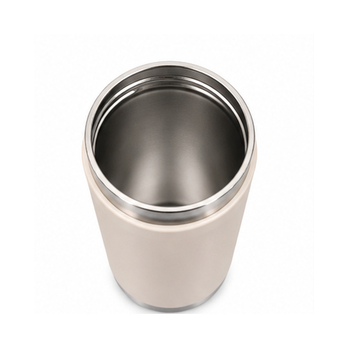 Cream Metallic-Rim Travel Tumbler - Image 6