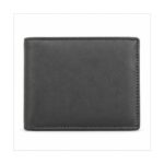 Black Minimal Bifold Wallet