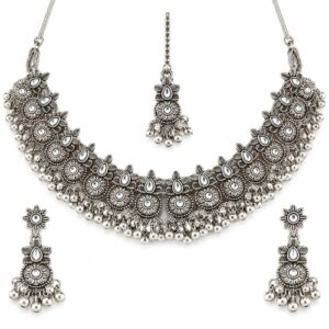 Women's Layered Disc-Fringe Crescent Set