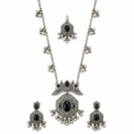 Women's Long Chain Floral Medallion Set